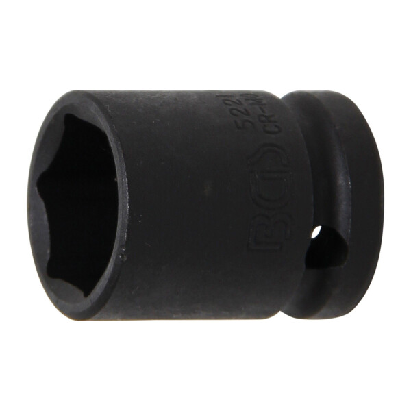 BGS 5221 Kraft-Steckschlüssel-Einsatz Sechskant | Antrieb Innenvierkant 12,5 mm (1/2") | SW 21 mm