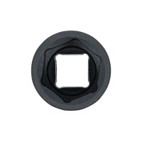 BGS 5222 Kraft-Steckschlüssel-Einsatz Sechskant | Antrieb Innenvierkant 12,5 mm (1/2") | SW 22 mm