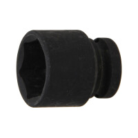 BGS 5227 Kraft-Steckschlüssel-Einsatz Sechskant | Antrieb Innenvierkant 12,5 mm (1/2") | SW 27 mm