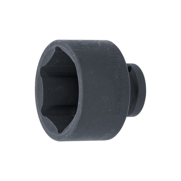 BGS 5233 Kraft-Steckschlüssel-Einsatz Sechskant | Antrieb Innenvierkant 12,5 mm (1/2") | SW 41 mm