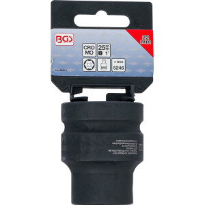 BGS 5246-1 Bit-Adapter | für Art. 5246 | Innenvierkant 25 mm (1") - Innensechskant 22 mm