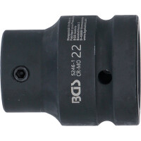 BGS 5246-1 Bit-Adapter | für Art. 5246 | Innenvierkant 25 mm (1") - Innensechskant 22 mm