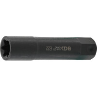 BGS 5246-E22 Steckschlüssel-Einsatz E-Profil, extra lang | Antrieb Außensechskant 22 mm | SW E22