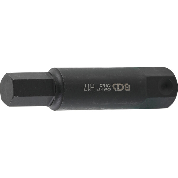 BGS 5246-H17 Bit | Länge 100 mm | Antrieb Außensechskant 22 mm | Innensechskant 17 mm