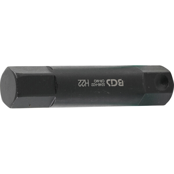 BGS 5246-H22 Bit | Länge 100 mm | Antrieb Außensechskant 22 mm | Innensechskant 22 mm