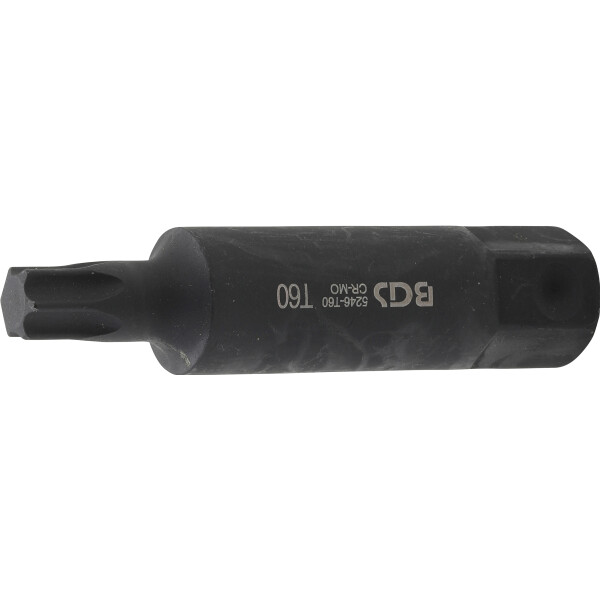 BGS 5246-T60 Bit | Länge 100 mm | Antrieb Außensechskant 22 mm | T-Profil (für Torx) T60