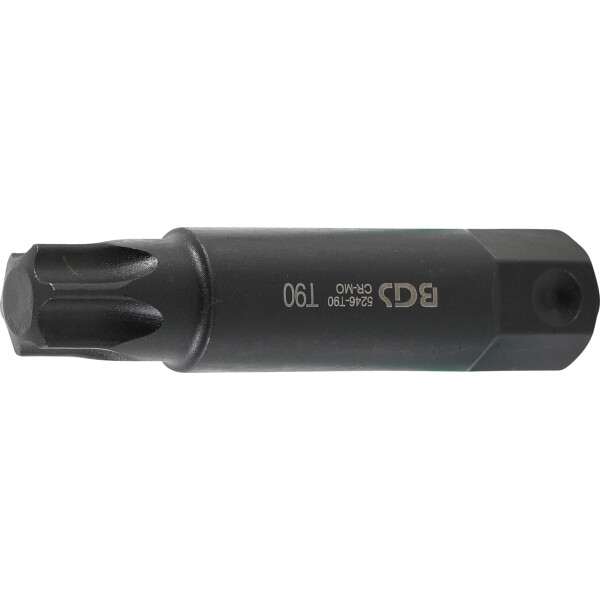 BGS 5246-T90 Bit | Länge 100 mm | Antrieb Außensechskant 22 mm | T-Profil (für Torx) T90