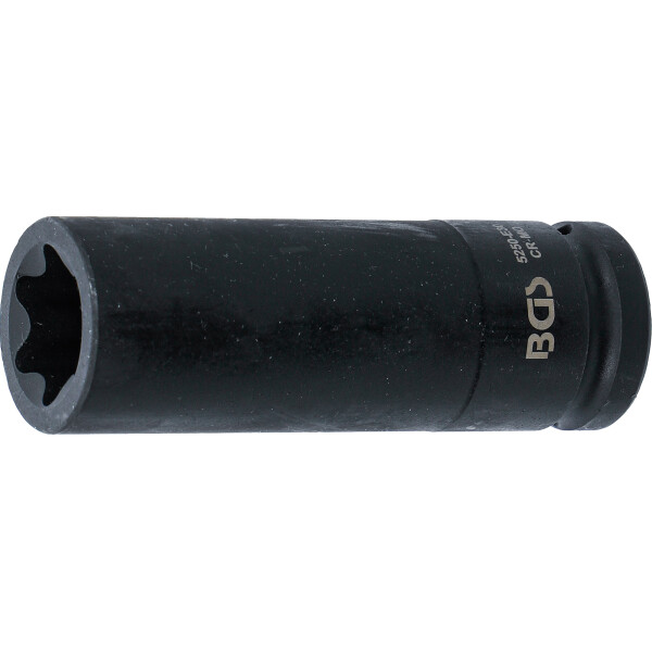 BGS 5250-E30 Kraft-Steckschlüssel-Einsatz E-Profil, tief | Antrieb Innenvierkant 20 mm (3/4") | SW E30