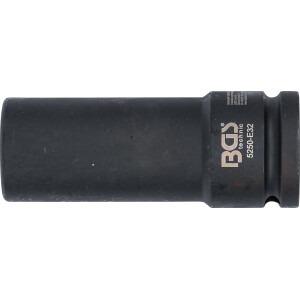 BGS 5250-E32 Kraft-Steckschlüssel-Einsatz E-Profil, tief | Antrieb Innenvierkant 20 mm (3/4") | SW E32