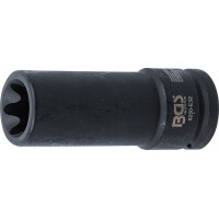 BGS 5250-E32 Kraft-Steckschlüssel-Einsatz E-Profil, tief | Antrieb Innenvierkant 20 mm (3/4") | SW E32