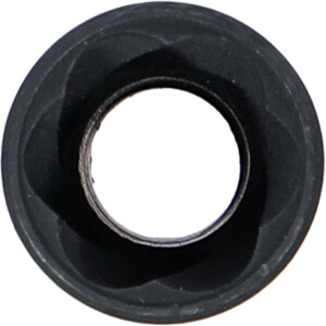 BGS 5264-17 Spiral-Profil-Steckschlüssel-Einsatz / Schraubenausdreher, tief | Antrieb Innenvierkant 12,5 mm (1/2") | SW 17 mm