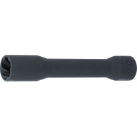 BGS 5264-19 Spiral-Profil-Steckschlüssel-Einsatz / Schraubenausdreher, tief | Antrieb Innenvierkant 12,5 mm (1/2") | SW 19 mm