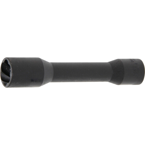 BGS 5264-21 Spiral-Profil-Steckschlüssel-Einsatz / Schraubenausdreher, tief | Antrieb Innenvierkant 12,5 mm (1/2") | SW 21 mm