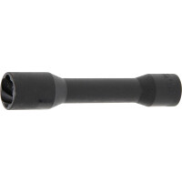 BGS 5264-21 Spiral-Profil-Steckschlüssel-Einsatz / Schraubenausdreher, tief | Antrieb Innenvierkant 12,5 mm (1/2") | SW 21 mm