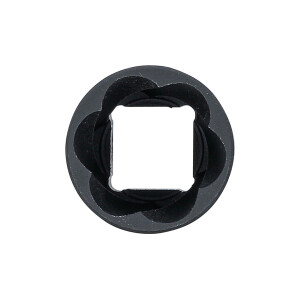 BGS 5266-19 Spiral-Profil-Steckschlüssel-Einsatz / Schraubenausdreher | Antrieb Innenvierkant 12,5 mm (1/2") | SW 19 mm