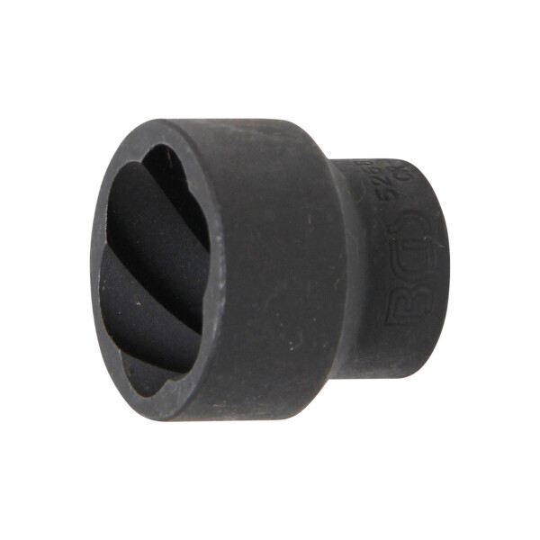 BGS 5268-27 Spiral-Profil-Steckschlüssel-Einsatz / Schraubenausdreher | Antrieb Innenvierkant 12,5 mm (1/2") | SW 27 mm