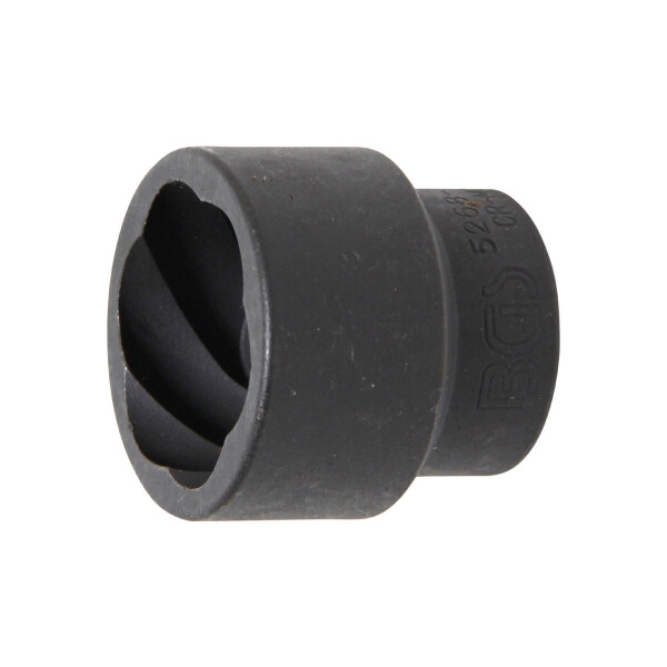 BGS 5268-36 Spiral-Profil-Steckschlüssel-Einsatz / Schraubenausdreher | Antrieb Innenvierkant 20 mm (3/4") | SW 36 mm