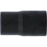 BGS 5271 Spiral-Profil-Steckschlüssel-Einsatz / Schraubenausdreher | Antrieb Innenvierkant 10 mm (3/8") | SW 11 mm