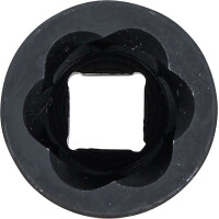 BGS 5278 Spiral-Profil-Steckschlüssel-Einsatz / Schraubenausdreher | Antrieb Innenvierkant 10 mm (3/8") | SW 18 mm