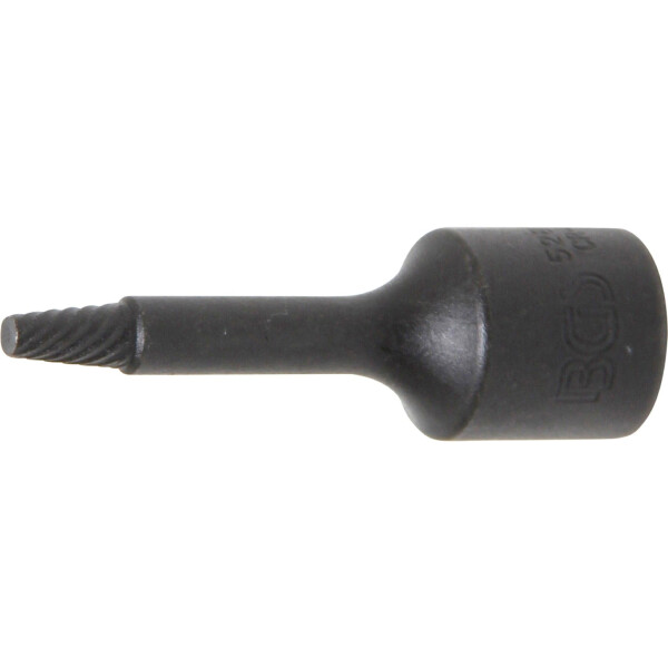 BGS 5281-4 Spiral-Profil-Steckschlüssel-Einsatz / Schraubenausdreher | Antrieb Innenvierkant 10 mm (3/8") | 4 mm