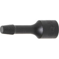BGS 5281-8 Spiral-Profil-Steckschlüssel-Einsatz / Schraubenausdreher | Antrieb Innenvierkant 10 mm (3/8") | 8 mm