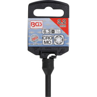 BGS 5290-3.2 Abdreh-Einsatz für Glühkerzenelektrode | Antrieb Innenvierkant 6,3 mm (1/4") | SW 3,2 mm