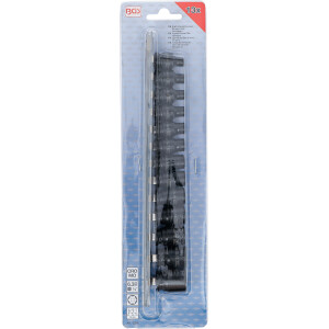 BGS 5296 Kraft-Steckschlüssel-Einsatz-Satz Sechskant | Antrieb Innenvierkant 6,3 mm (1/4") | SW 4 - 14 mm | 13-tlg.