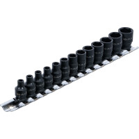 BGS 5296 Kraft-Steckschlüssel-Einsatz-Satz Sechskant | Antrieb Innenvierkant 6,3 mm (1/4") | SW 4 - 14 mm | 13-tlg.