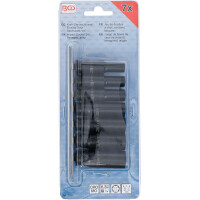 BGS 5299 Kraft-Steckschlüssel-Einsatz-Satz Sechskant, tief | Antrieb Innenvierkant 6,3 mm (1/4") | SW 6 - 13 mm | 7-tlg.