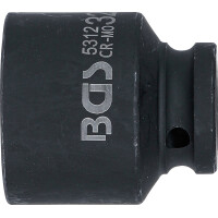 BGS 5312 Kraft-Steckschlüssel-Einsatz Zwölfkant | Antrieb Innenvierkant 12,5 mm (1/2") | SW 32 mm