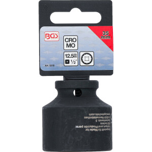 BGS 5315 Kraft-Steckschlüssel-Einsatz Zwölfkant | Antrieb Innenvierkant 12,5 mm (1/2") | SW 35 mm