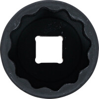 BGS 5315 Kraft-Steckschlüssel-Einsatz Zwölfkant | Antrieb Innenvierkant 12,5 mm (1/2") | SW 35 mm