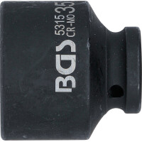BGS 5315 Kraft-Steckschlüssel-Einsatz Zwölfkant | Antrieb Innenvierkant 12,5 mm (1/2") | SW 35 mm