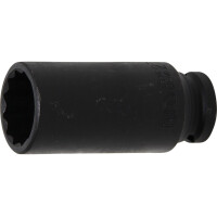 BGS 5336 Kraft-Steckschlüssel-Einsatz Zwölfkant, tief | Antrieb Innenvierkant 12,5 mm (1/2") | SW 27 mm