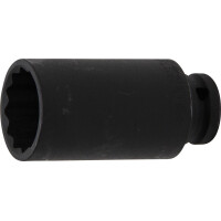 BGS 5337 Kraft-Steckschlüssel-Einsatz Zwölfkant, tief | Antrieb Innenvierkant 12,5 mm (1/2") | SW 30 mm