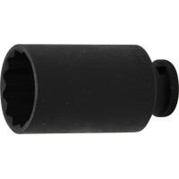 BGS 5340 Kraft-Steckschlüssel-Einsatz Zwölfkant, tief | Antrieb Innenvierkant 12,5 mm (1/2") | SW 34 mm