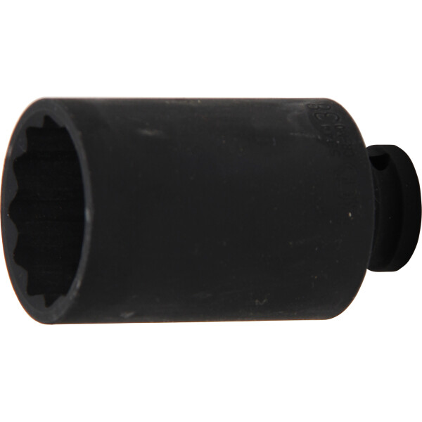 BGS 5344 Kraft-Steckschlüssel-Einsatz Zwölfkant, tief | Antrieb Innenvierkant 12,5 mm (1/2") | SW 38 mm