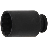 BGS 5351 Kraft-Steckschlüssel-Einsatz Zwölfkant, tief | Antrieb Innenvierkant 12,5 mm (1/2") | SW 39 mm