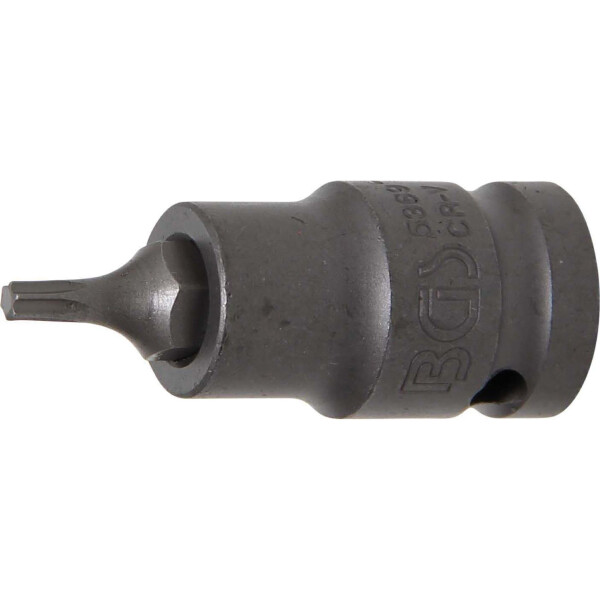 BGS 5369 Kraft-Bit-Einsatz | Länge 55 mm | Antrieb Innenvierkant 12,5 mm (1/2") | T-Profil (für Torx) T20