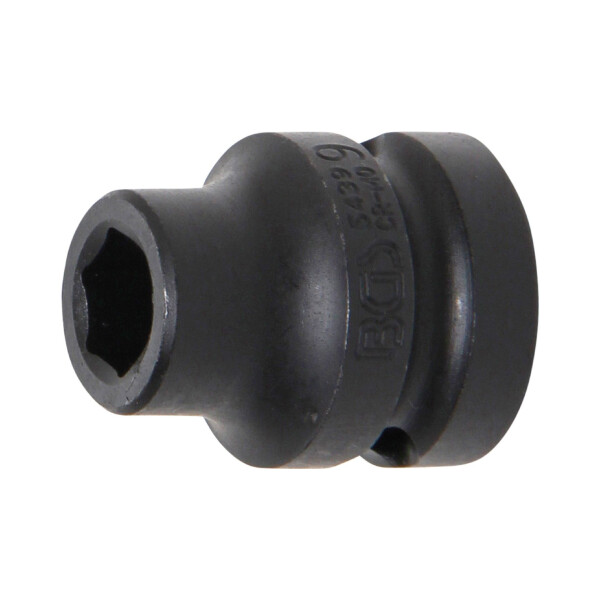 BGS 5439 Kraft-Steckschlüssel-Einsatz Sechskant | Antrieb Innenvierkant 12,5 (1/2") | SW 9 mm