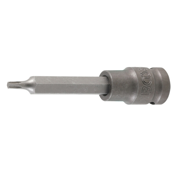 BGS 5470 Kraft-Bit-Einsatz | Länge 100 mm | Antrieb Innenvierkant 12,5 mm (1/2") | T-Profil (für Torx) T25
