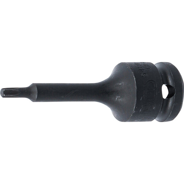 BGS 5480-T25 Kraft-Bit-Einsatz | Länge 75 mm | Antrieb Innenvierkant 12,5 mm (1/2") | T-Profil (für Torx) T25