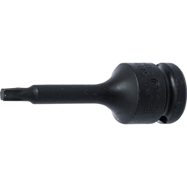 BGS 5480-T30 Kraft-Bit-Einsatz | Länge 75 mm | Antrieb Innenvierkant 12,5 mm (1/2") | T-Profil (für Torx) T30