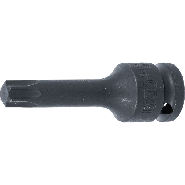 BGS 5480-T55 Kraft-Bit-Einsatz | Länge 75 mm | Antrieb Innenvierkant 12,5 mm (1/2") | T-Profil (für Torx) T55
