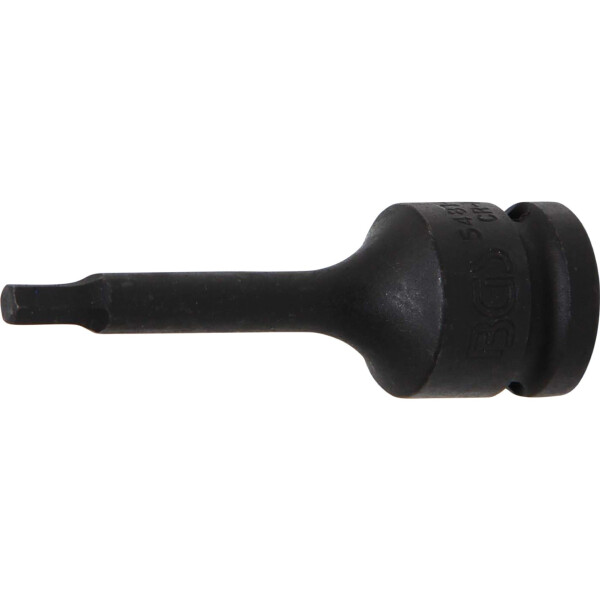 BGS 5481-M5 Kraft-Bit-Einsatz | Länge 75 mm | Antrieb Innenvierkant 12,5 mm (1/2") | Innensechskant 5 mm