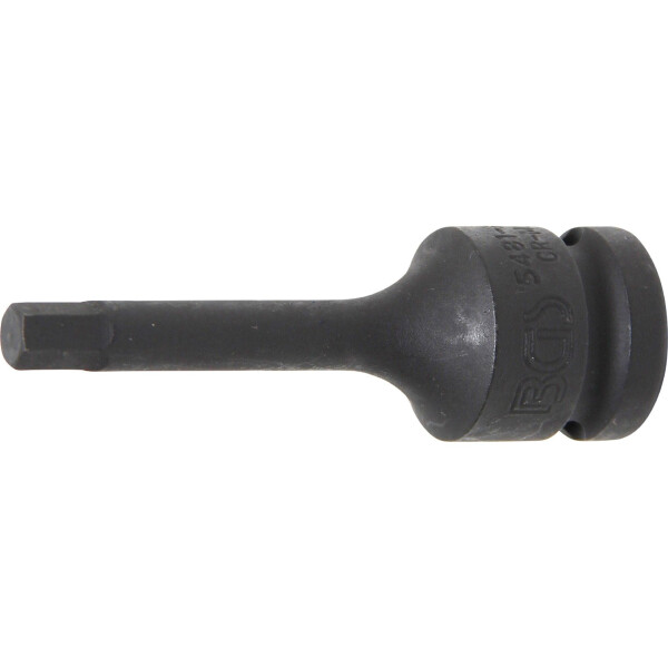 BGS 5481-M7 Kraft-Bit-Einsatz | Länge 75 mm | Antrieb Innenvierkant 12,5 mm (1/2") | Innensechskant 7 mm