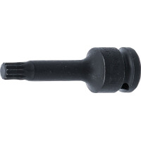 BGS 5482-M10 Kraft-Bit-Einsatz | Länge 75 mm | Antrieb Innenvierkant 12,5 mm (1/2") | Innenvielzahn (für XZN) M10
