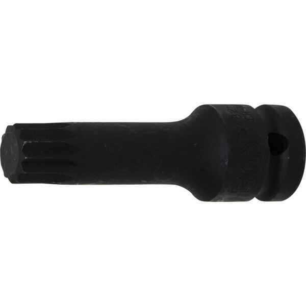 BGS 5482-M16 Kraft-Bit-Einsatz | Länge 78 mm | Antrieb Innenvierkant 12,5 mm (1/2") | Innenvielzahn (für XZN) M16