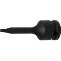 BGS 5482-M5 Kraft-Bit-Einsatz | Länge 75 mm | Antrieb Innenvierkant 12,5 mm (1/2") | Innenvielzahn (für XZN) M5