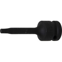 BGS 5482-M6 Kraft-Bit-Einsatz | Länge 75 mm | Antrieb Innenvierkant 12,5 mm (1/2") | Innenvielzahn (für XZN) M6